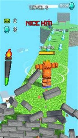 Muscle Rush: Pixel Craft Run